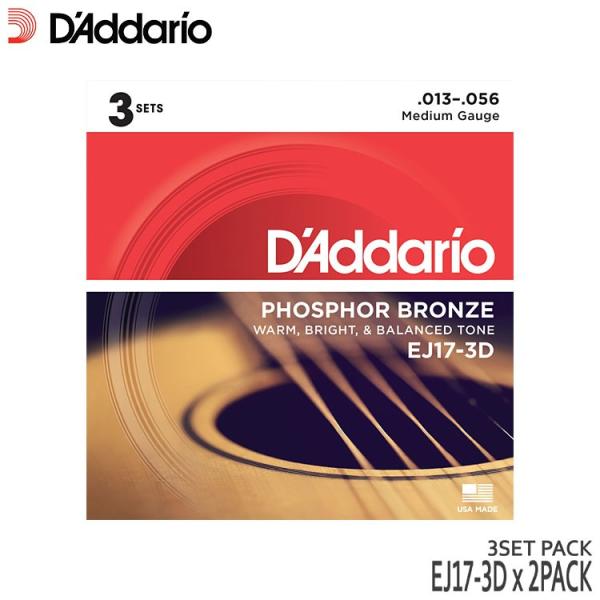 AR[XeBbNM^[ __I EJ17-3D 2pbNi6Zbgj PHOSPHOR BRONZE MEDIUM D'Addario __I tHXt@[uY ~fBA 13-56