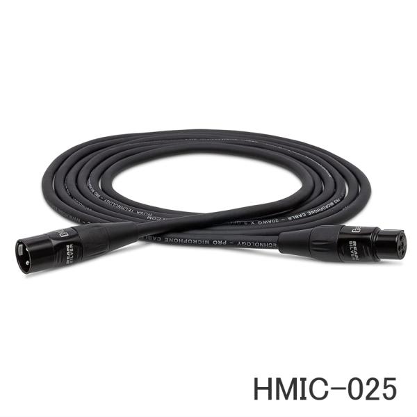 HOSA ホサ マイクケーブル ノイトリック REANコネクタ XLRキャノンオス XLRキャノンメス 7.6m OFC線 銀メッキコネクタ HMIC-025