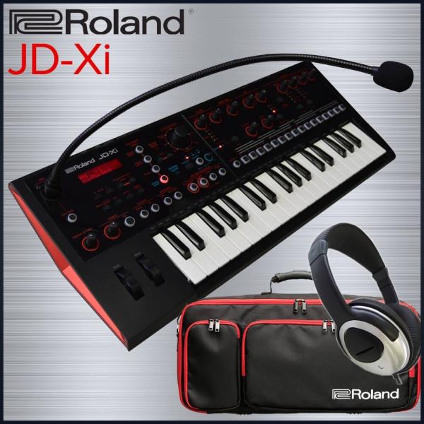 Roland シンセサイザー JD-Xi (純正ソフトケース/ヘッドフォン付き 