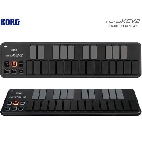KORG nanoKEY2-BK(�u���b�N) USB-MIDI�R���g���[���[ �R���O �i�m�L�[2