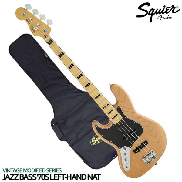 Squier 左利き用エレキベース Vintage Modified Jazz Bass 70s Left Hand Nat レフティジャズベース スクワイヤー Buyee Buyee 日本の通販商品 オークションの代理入札 代理購入