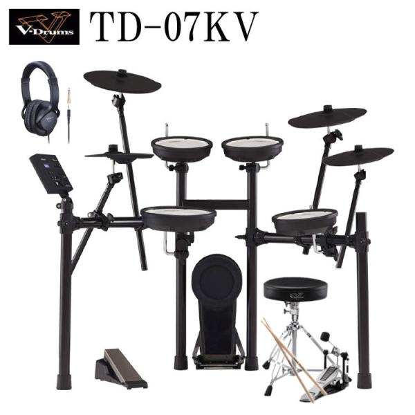 Roland ���[�����h �d�q�h�����Z�b�g TD-07KV V-Drums 3�V���o���Z�b�g �G���h�� �����A�N�Z�T���[