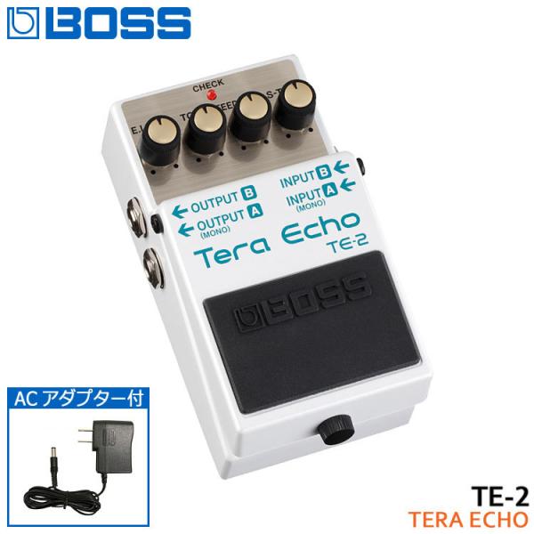BOSS テラエコー TE-2 ACアダプター付き ボス エフェクター