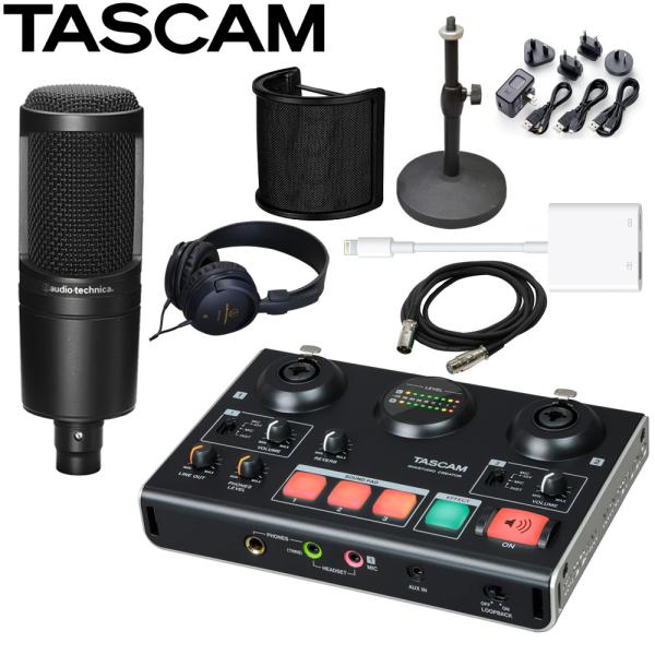 TASCAM US-42B / lightning iPhoneΉ audio-technica AT2020Zbg