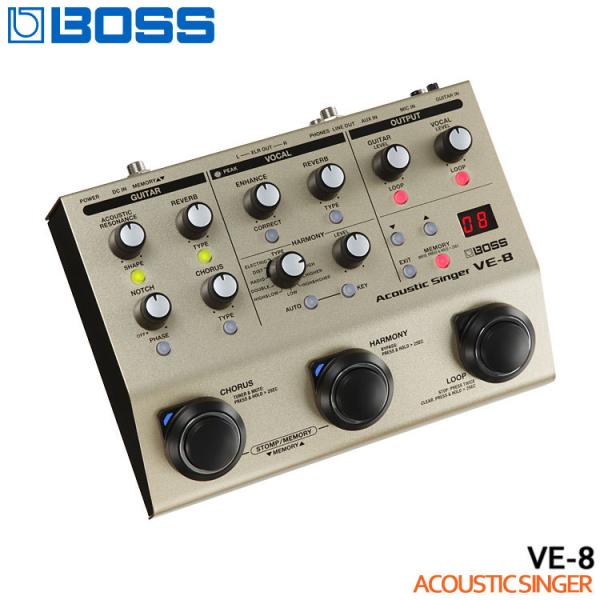 BOSS Acoustic Singer VE-8 ボス エフェクター BOSS - VE-8 | Acoustic Singer