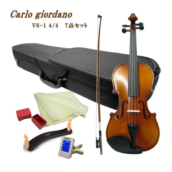 バイオリン ヴィオラ チェロ バイオリン カルロジョルダーノ 4/4 vs-1 