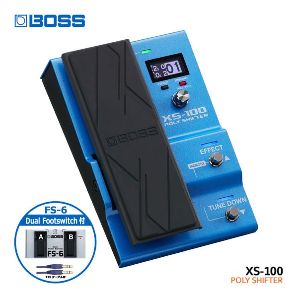 BOSS ピッチシフター XS-100 Poly Shifter FS-6 フットスイッチ付 ボス エフェクター
