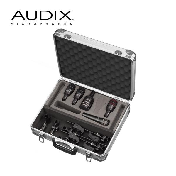 AUDIX ドラムマイクセット マイク5本セット ケース付き