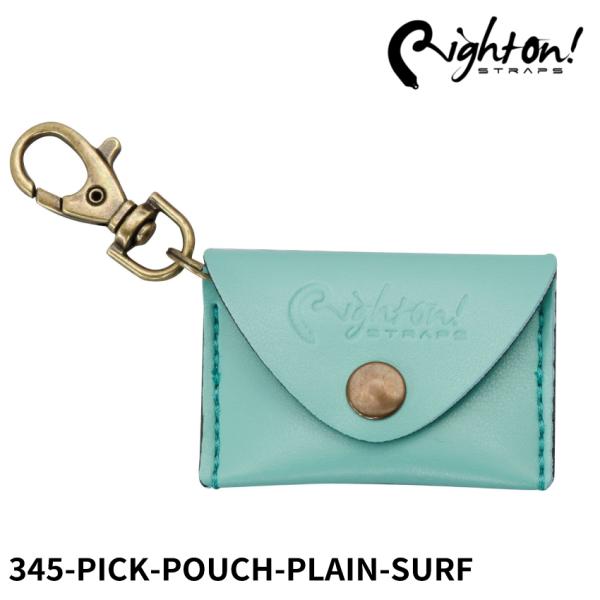 Right On! STRAPS ピックケース PICK POUCH PLAIN SURF ライトオン！ストラップス