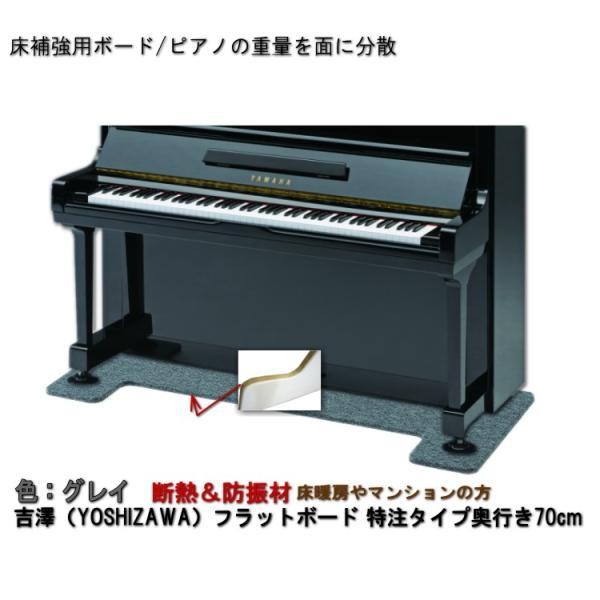 ピアノ用 防音 防振 断熱マット 床補強ボード フラットボード静 ワイドタイプ】ピアノ用 防音＆断熱タイプ 床補強ボード：フラット