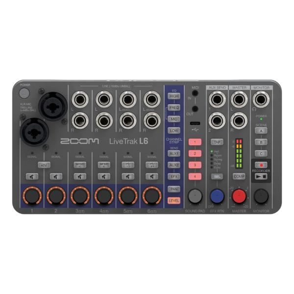 在庫僅少■ZOOM ズーム LiveTrak L6 ミキサー型MTR