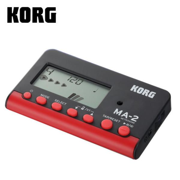 KORG コルグ メトロノーム 電子 MA-2-BKRD ブラック レッド KORGのシンプルな定番メトロノーム