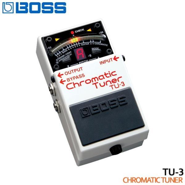 【12203】BOSS TU-3 クロマチックチューナー ペダルチューナー BOSS（ボス） クロマチックチューナー TU-3 ペダルチューナー : 音響