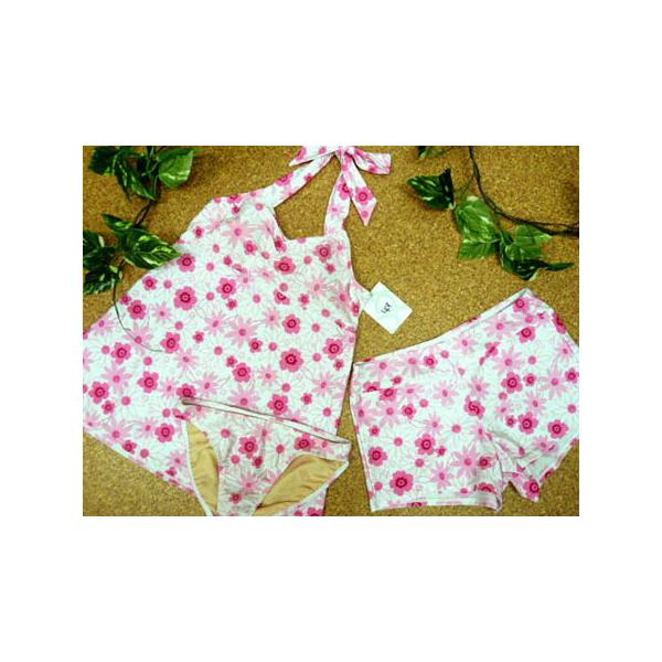 水着 レディース 送料無料 タンキニ 3点セット 11l パンツ付 Upt Aライン 花柄 ピンク 11号 Buyee Buyee Jasa Perwakilan Pembelian Barang Online Di Jepang