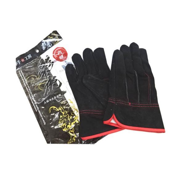 牛革手袋 革手工房 影虎 黒 KS477 10双組 内綿 牛本革 M・L 牛革手袋 革手工房 影虎 黒 KS477 10双組 内綿 牛本革 M・L