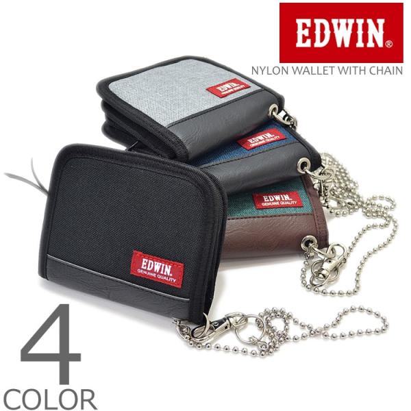 Edwin エドウィン ウォレット 二つ折り ナイロン ウォレットチェーン付き 財布 メンズ レディース 男女兼用 Buyee Buyee Jasa Perwakilan Pembelian Barang Online Di Jepang