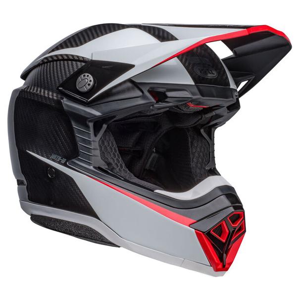 BELL Moto-10 Spherical Renen Crux 2 Satin/Gloss Black/White
