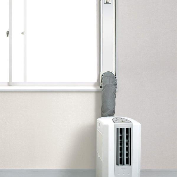 CORONA(コロナ) 冷風・衣類乾燥除湿機(どこでもクーラー)用 標準ダクトパネル HDP-70M シルバー●冷風・衣類乾燥除湿機(どこでもクーラー)用の標準ダクトパネル。●どこでもクーラーに付属の布製排熱ダクトを取付け、窓から温風を排出...