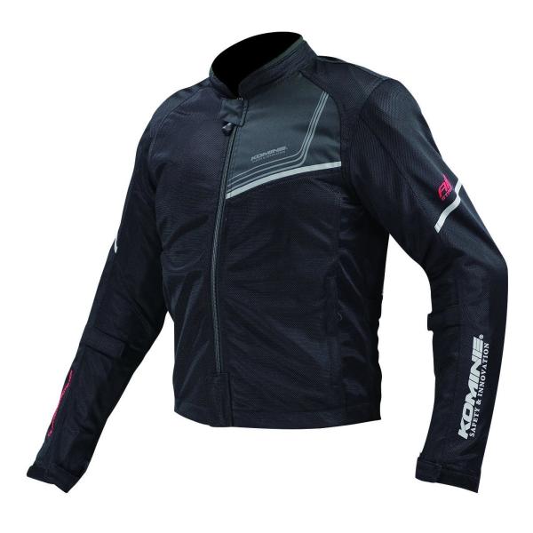 Size:S_Color:ブラック コミネ(KOMINE) バイク用 ジャケット プロテクトフルメッシュジャケット-ジモン ブラック S JK-117 1091 春夏秋向け CE規格レベル2 メッ