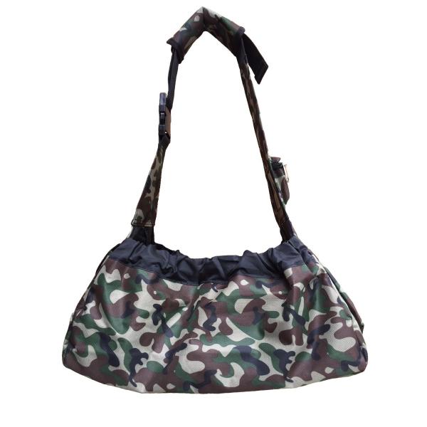 Size:S_Color:カモフラージュ Hakusan(ハクサン) ドッグスリング カモフラージュ S サイズ大好きな人に包み込まれるような感触! !だからワンちゃんがスヤスヤしちゃうほどリラックスできる! !ドッグスリングの良さはなんと...