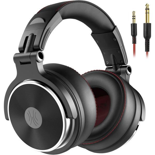 他サイト： Color:ブラック_PatternName:単品 OneOdio Pro50 ハイレゾ ヘッドホン 有線 50mmドライバー プロフェッショナル モニターヘッドホン DJ用 密閉型 スタジオ用/楽の商品画像