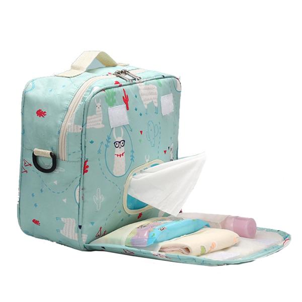 Color:グリーン（緑） 【正規販売】Renervate おむつポーチ おしりふき内蔵 洗える 防水 消臭 大容量 ベビー用品収納 哺乳瓶 着替え対応 小物も整理 新生児?赤ちゃん 旅行に便利な多機能ポーチ (グリーン 緑)【便利な機能】...