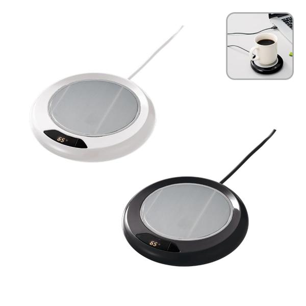 Color:ブラック カップウォーマー ブラック 55℃・65℃・75℃ ホット コースター マグ カップ コーヒーカップ 家庭/オフィスの必需品 水/牛乳/お茶/コーヒーなど ガラス、トレイに最適 USB(Black)飲み物をあたたかな状...