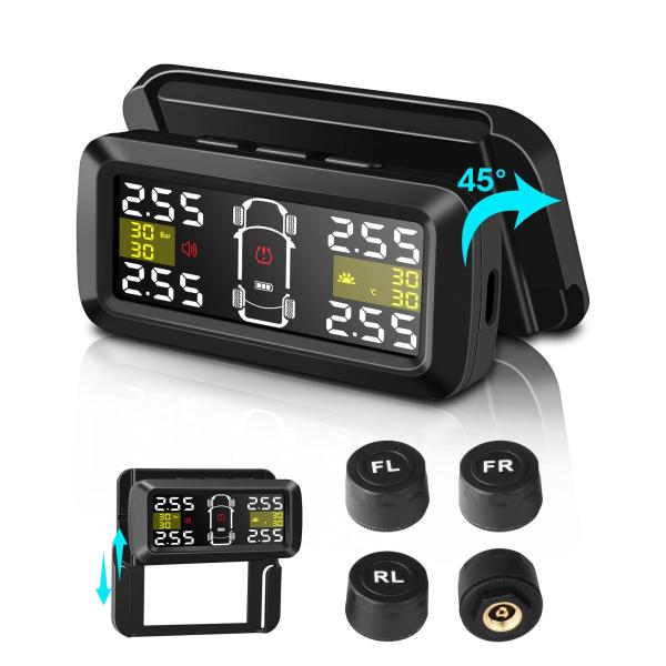 Jelkuz tpms 空気圧センサー2/4輪モード切り替え可能 分離式スタンド