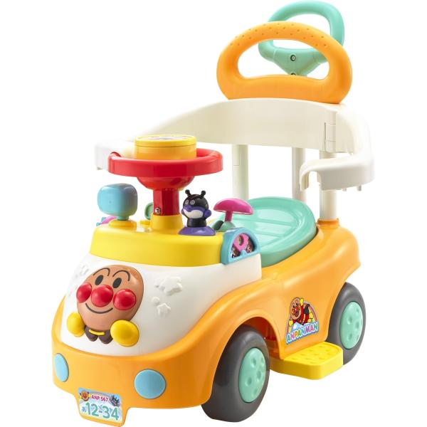 Style:2025年リニューアル版 アガツマ(AGATSUMA) アンパンマンといっしょにドライブ! 3STEPよくばりビジーカー 押し棒+ガード付き (対象年齢:10ヶ月〜5歳)●10ヶ月から長く使える乗用アイテムです。●10ヶ月からは...