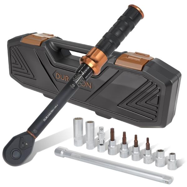 DURAXION 3/8インチトルクレンチセット バイク プレセット型 差込角9.5