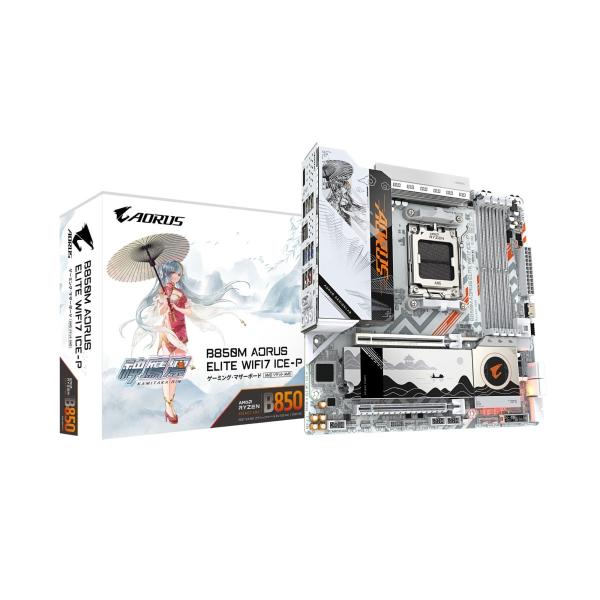 GIGABYTE B850M AORUS ELITE WIFI7 ICE-P 神鷹凛モデル Micro-ATX