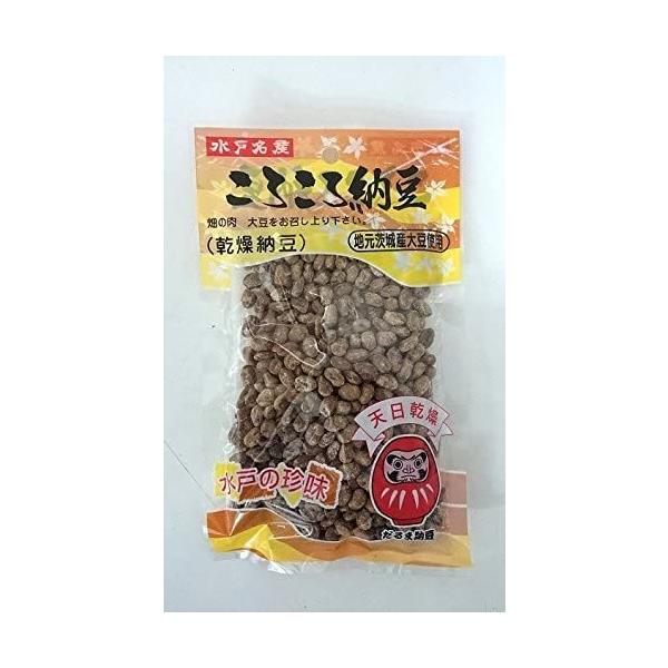 本品は納豆を天日干しして乾燥させた、伝統的な保存食です。（油で揚げたスナックタイプの「ドライ納豆」や「プチポリ納豆」とは食感、味、香り全てが異なりますので、そちらの類似品をお求めの方はご注意下さい。）こだわりの茨城県産大豆(中粒)を使用して...