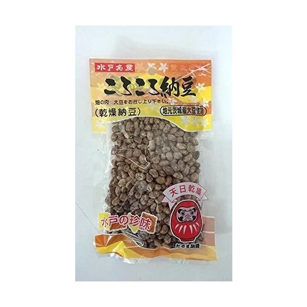 本品は納豆を天日干しして乾燥させた、伝統的な保存食です。（油で揚げたスナックタイプの「ドライ納豆」や「プチポリ納豆」とは食感、味、香り全てが異なりますので、そちらの類似品をお求めの方はご注意下さい。）こだわりの茨城県産大豆(中粒)を使用して...