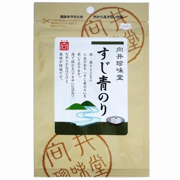 （5袋セット）向井珍味堂 すじ青のり 4g（向井の香辛料）×5袋セット（Y）（代引・他の商品と混載不可）