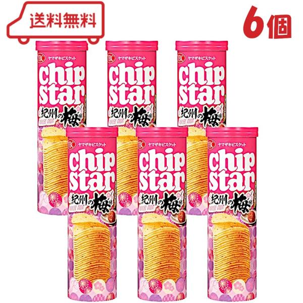 ヤマザキビスケット チップスターL 紀州の梅味 105g × (6個) YBC チップスター うめ 梅 季節限定 限定品 梅の爽やかな酸味 おいしい 6個セット