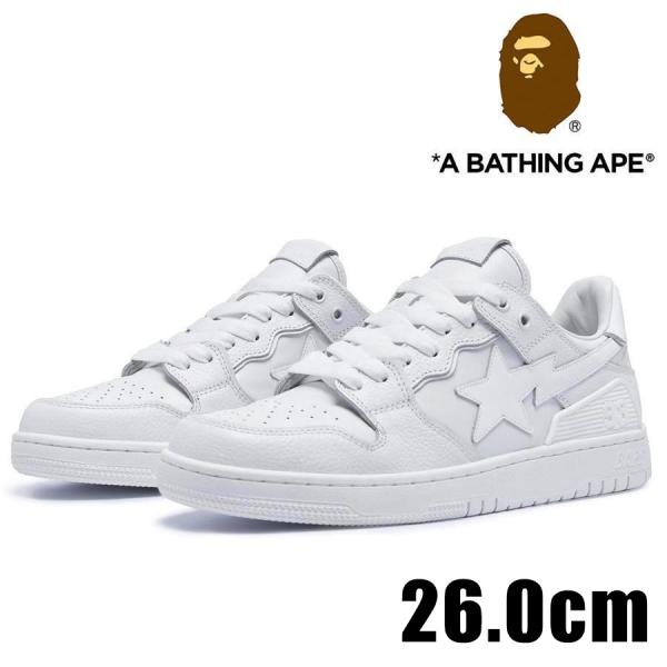 A BATHING APE BAPE SK8 STA 3 M 1I70191010 メンズ ホワイト 白
