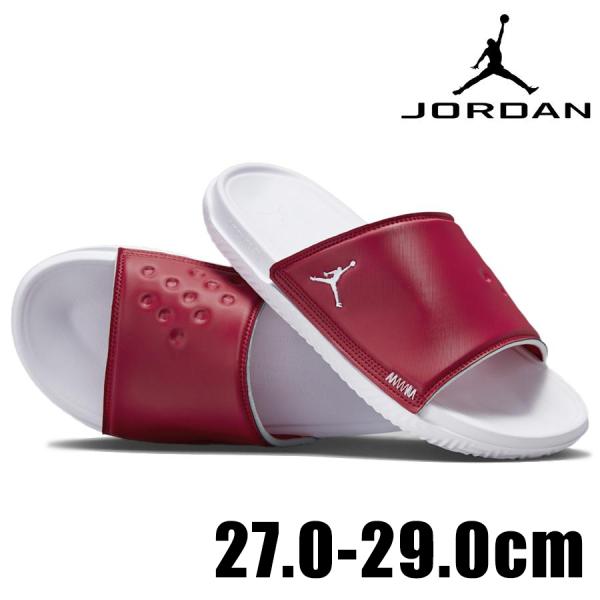 NIKE JORDAN プレイ スライド DC9835 611 メンズ レッド 赤 ホワイト 白 サンダル シャワーサンダル ビーチサンダル 軽量