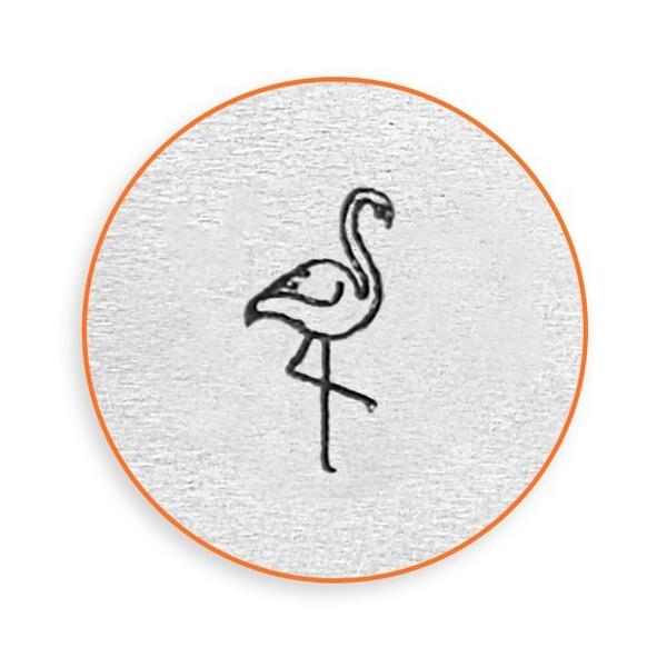 フラミンゴのデザイン刻印Flamingo文字サイズ　最大約6mm最高水準で製造されたプロ品質の刻印です。さびを防ぐために油で軽くコーティングして保管してください。この刻印は硬化鋼から設計されており、ステンレス鋼*までの軟質および硬質金属へ使...