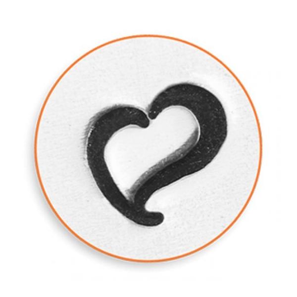 シャビイチックなハートのデザイン刻印Swirly Heartラブリーハートのデザインメタルスタンプ文字サイズ　約6mm＊・＊・＊・＊・＊・＊・＊・＊・＊・＊・＊・＊・＊・＊・＊・＊・＊この刻印(メタルスタンプ)は彫金用に開発されたもので、打...