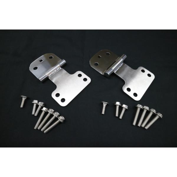 ジムニー 用 リアラダー ステンレスヒンジマウント　新品 JB64 JB74 metalworks-nakamichi_64rh
