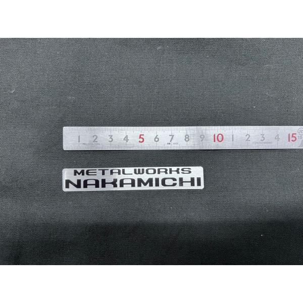 メタルワークスナカミチ ステッカー小 90mm×14mm : メタルワークス