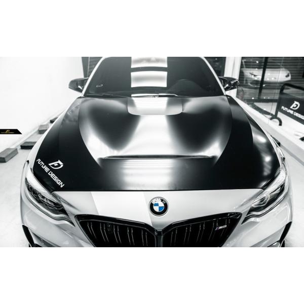 ドライカーボン◇BMW F20 1シリーズ F22 2シリーズ用 クラブスポーツタイプ ダクト付カーボンボンネット/エンジンフード /軽量化/人気商品/コンペティション/118/120/135/140/130/220/235/218カーボンファイバー F20 F22 F87 M2 M2C M235i GTSスタイルカーボンファイバーフロントエンジンフードボンネットカバー1 2シリー
