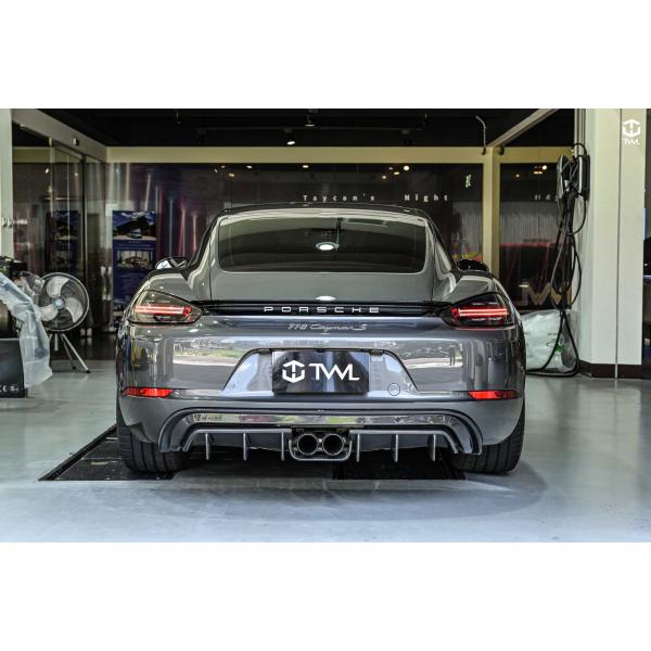 Porsche ポルジェ 718 CAYMAN ケイマン GT3仕様 リアディフューザー