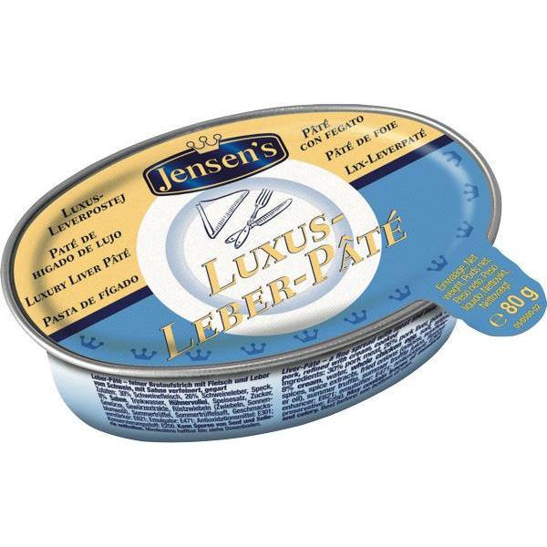 【Jensen's】 ジェンセンコネッケレッドレフセン社は本社をブレーメンに持ち、パテ・スープの工場を北部ドイツとデンマーク国境近くの町・サトラップに持っています。1865年に加工肉・デリカテッセンの缶詰の代表的な製造業社の一つとして設立さ...