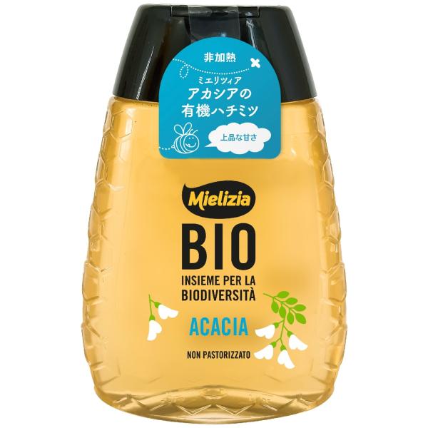 Mielizia ミエリツィア アカシアの有機ハチミツ スクィーザーボトル 250g