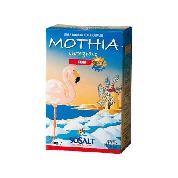 【３箱セット】SOSALT ソサルト “モティア” サーレ・インテグラーレ・フィーノ (細粒) 1kg ３箱セット 海塩 シチリア