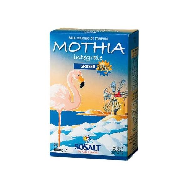 【３箱セット】 SOSALT ソサルト “モティア” サーレ・インテグラーレ・グロッソ (粗粒) 1kg 3箱セット 海塩 シチリア まとめ買い