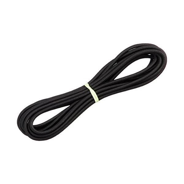 他サイト： 金天馬 アウトドア用ゴムロープ 径約3mm×3m 黒 KW12127の商品画像