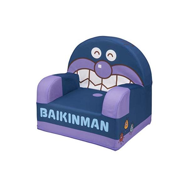 他サイト： アンパンマン やわらかキッズソファー ばいきんまんの商品画像