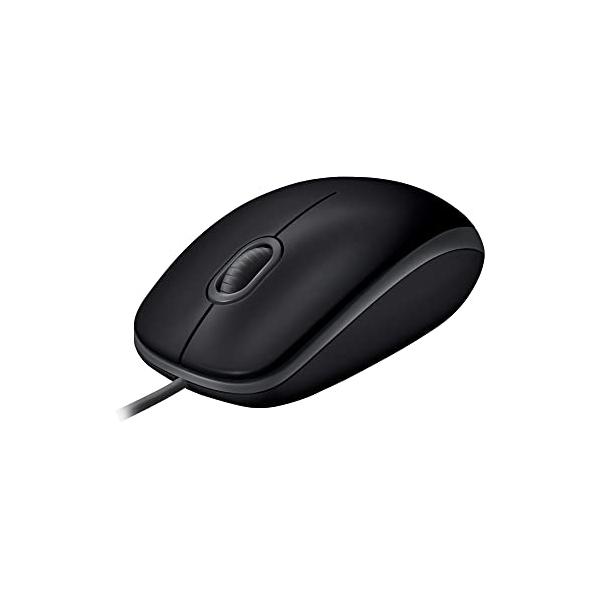 他サイト： Logicool(ロジクール)【】Logicool 有線 静音 マウス M110snBK 左右対称型 USB 簡単接続 有線マウス 静音マウスの商品画像